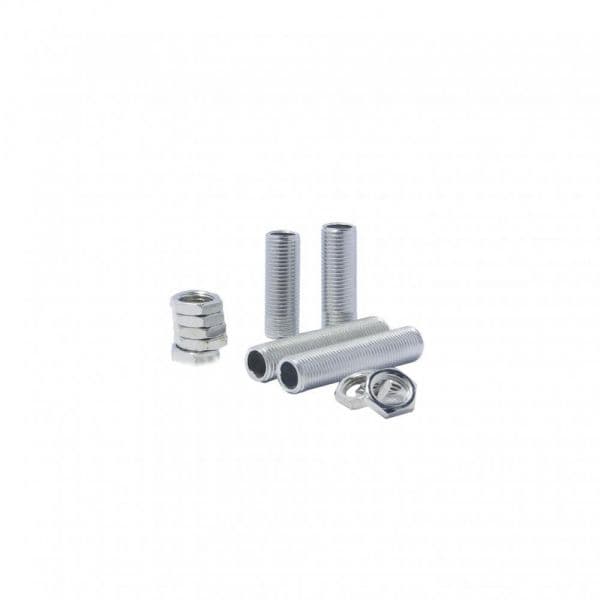 Chacon Conjunto de 4 rosca de 25mm e 8 porcas - - 21221C