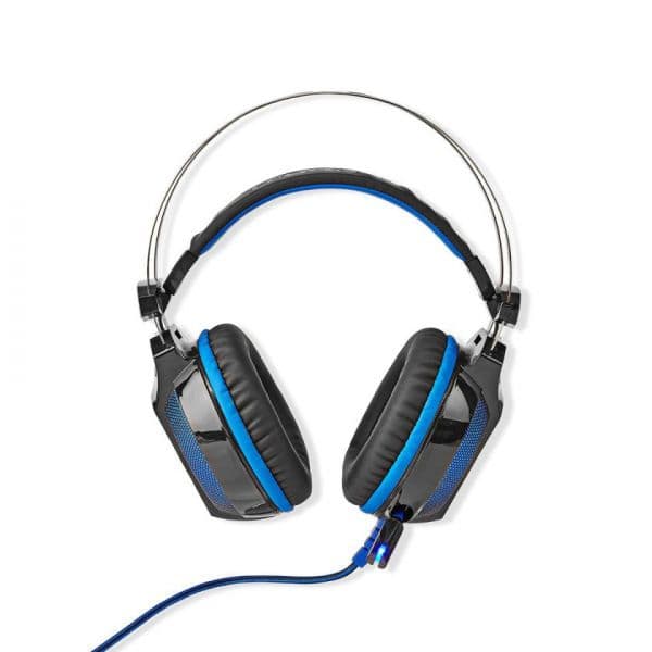 Nedis Auscultadores com Microfone Gaming Black / Blue - GHST500BK