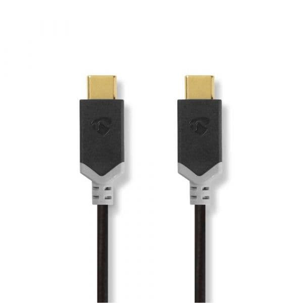 Nedis CCBW64700AT20 Cabo Usb 2 M Usb 3.2 Gen 1 (3.1 Gen 1) Usb C Preto