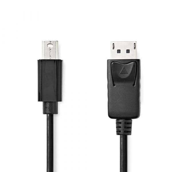 Nedis Cabo Mini Displayport para Displayport 1m - CCGL37400BK10