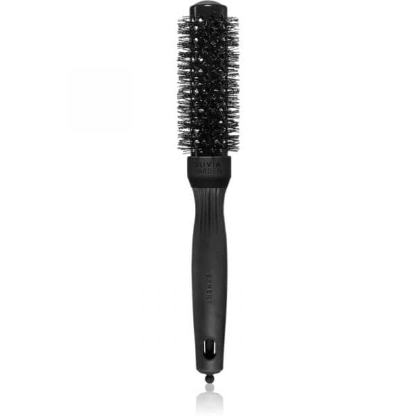 Olivia Garden Black Label Shine Wavy Bristles Escova Redonda para Cabelo Diâmetro 25 mm 1 Unidade