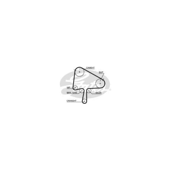 Gates 5596XS - Correia dentada - 5414465233203