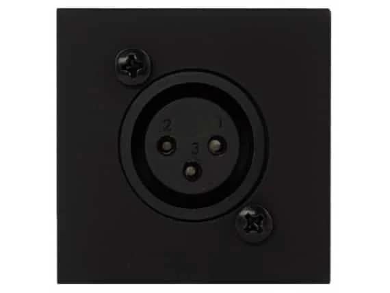 Audac Platine de Ligação XLR F CP45XLF com Espelho Black