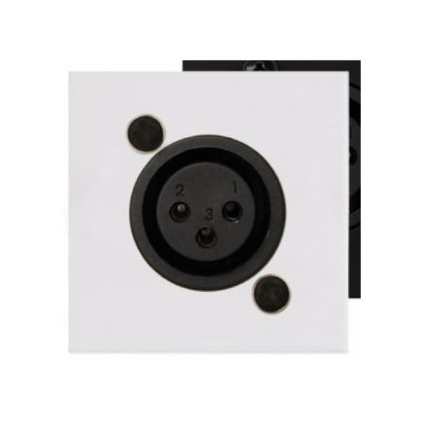 Audac Platine de Ligação XLR F CP45XLF com Espelho White