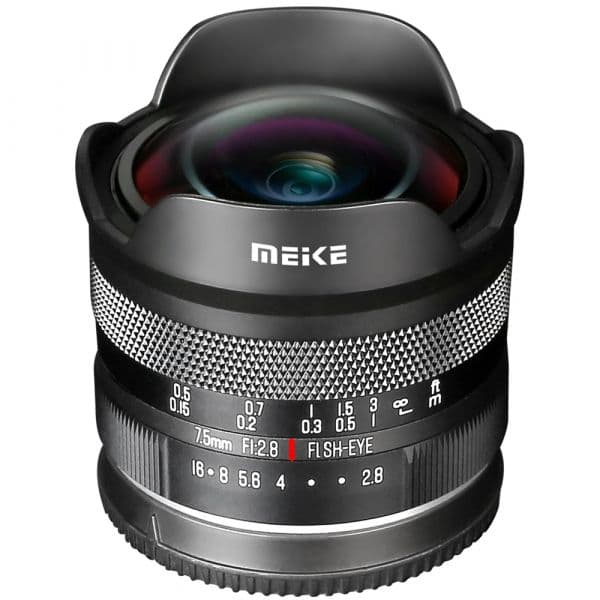 Objetiva Meike Mk 7.5mm f/2.8 Sony E