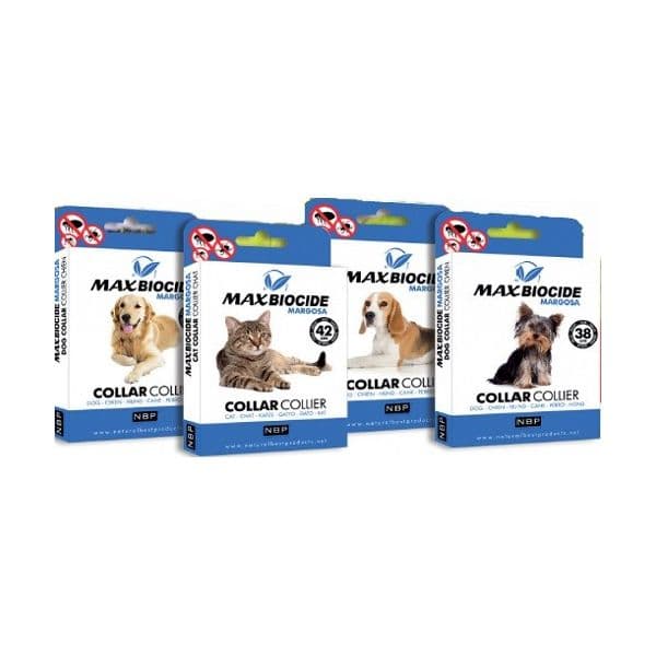 Maxbiocide Coleira Cão Amargoseira Raça Pequena 38cm