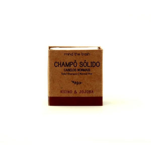Mind The Trash Shampoo Sólido para Cabelos Normais de Rícino e Jojoba 25g