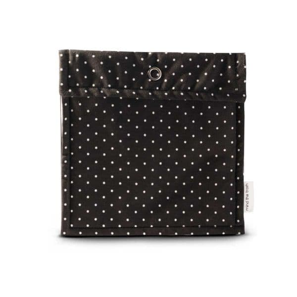 Mind The Trash Bolsa para Penso Menstrual Reutilizável Tom Preto 1 Unidade