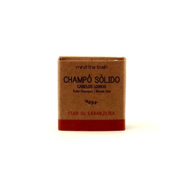Mind The Trash Shampoo Sólido para Cabelos Loiros de Flor de Laranjeira 25g