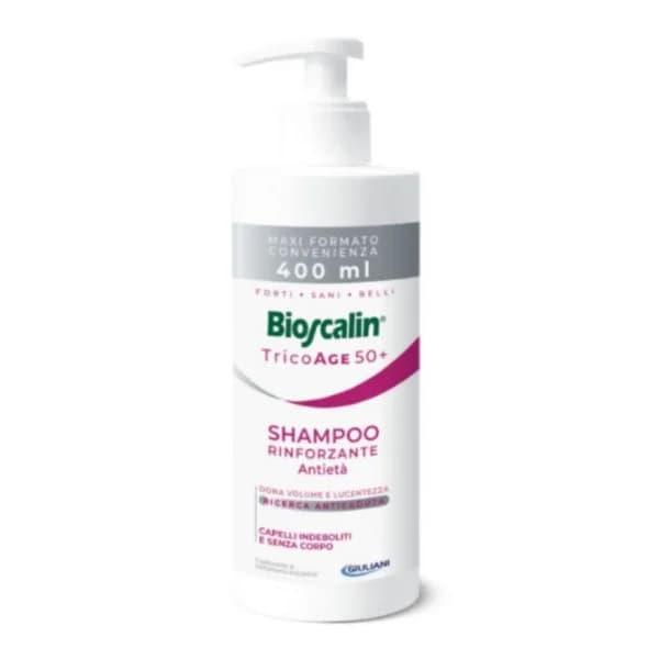 Bioscalin Tricoage 50+ Shampoo Fortificante Antiqueda 400ml