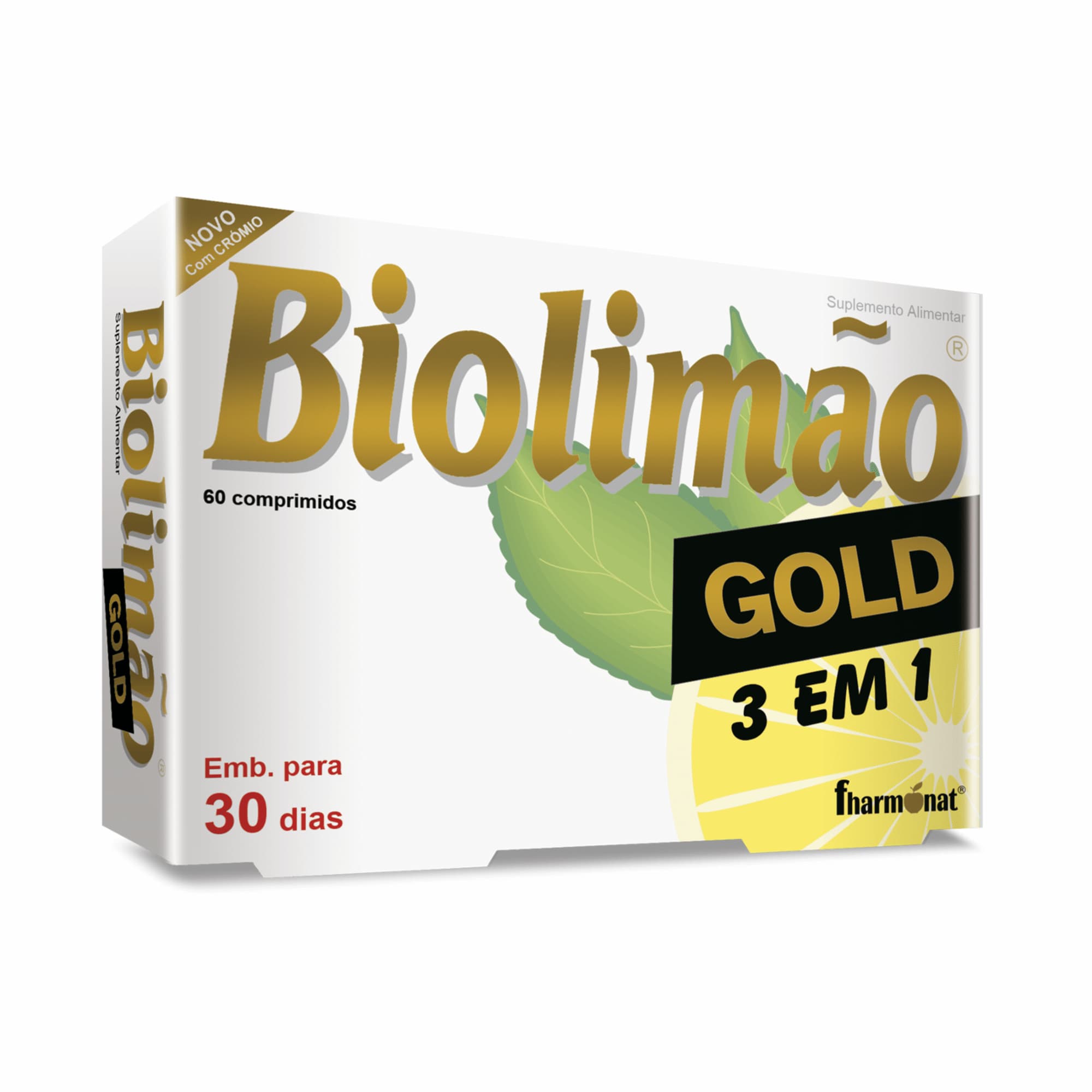 Fharmonat Biolimão Gold 3 em 1 60 Comprimidos