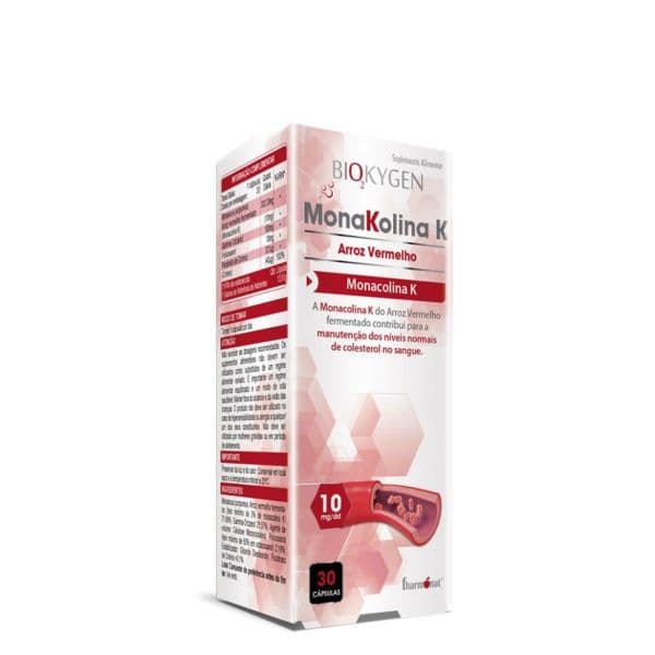 Fharmonat MonaKolina K Arroz Vermelho 30 Cápsulas