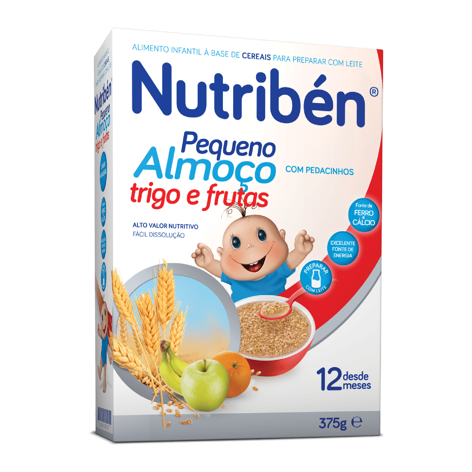 NUTRIBEN PEQUENO ALMOÇO TRIGO E FRUTA 375G