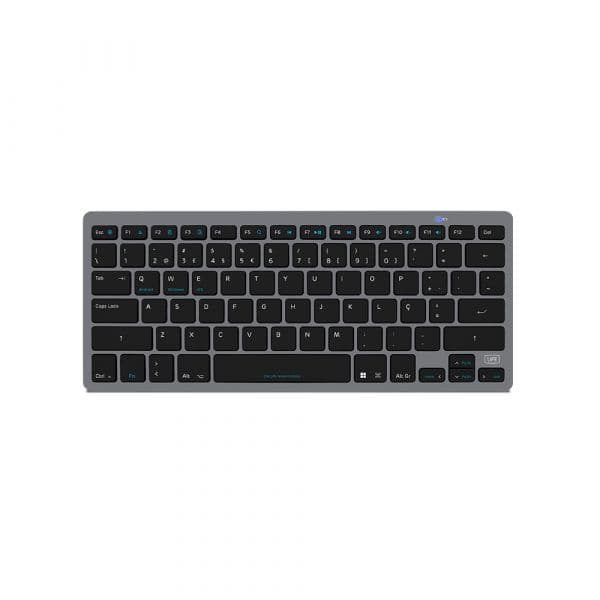 Teclado 1Life Keyboard Ultrafino Bluetooth PT Preto