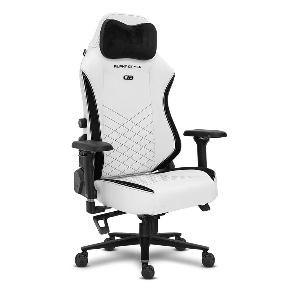 Cadeira Gaming Alpha Gamer Alegra Evo Frost White