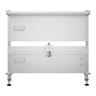 Offy Roxy White - Painel organizador de secretária com suporte para monitor