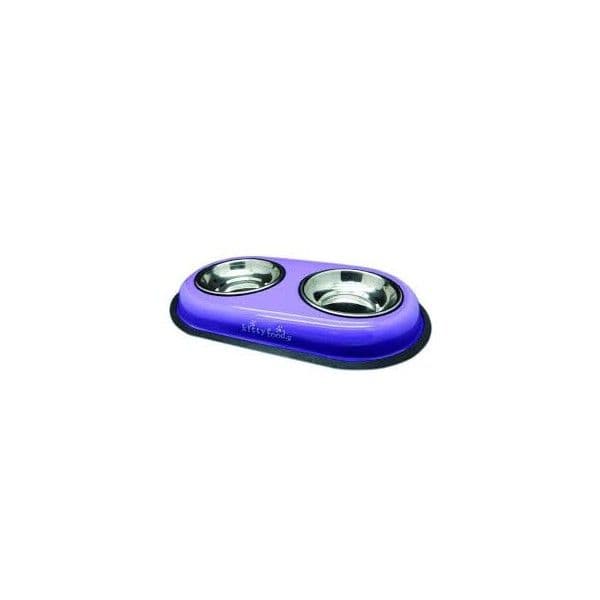 Portugalpet Comedouro Duplo em Inox Kitty Food 2x13cm