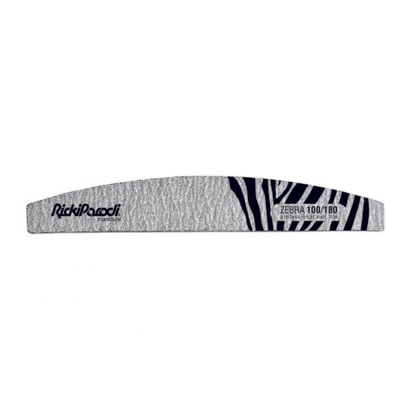 Ricki Parodi Lima Unhas Meia Lua Zebra 100/180 10 Unidades
