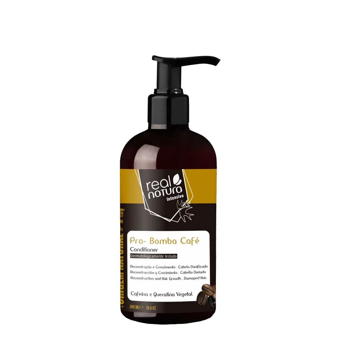 Real Natura Pro-Bomba Café Condicionador sem Sal 300ml