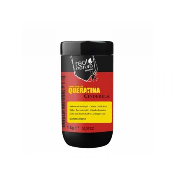 Real Natura Mascara sem Sal Carga Rápida de Queratina Cinderela 1kg