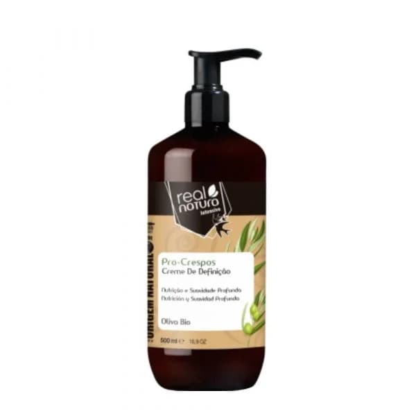 Real Natura Pro-Crespos Creme de Pentear Cabelos Cacheados 500ml