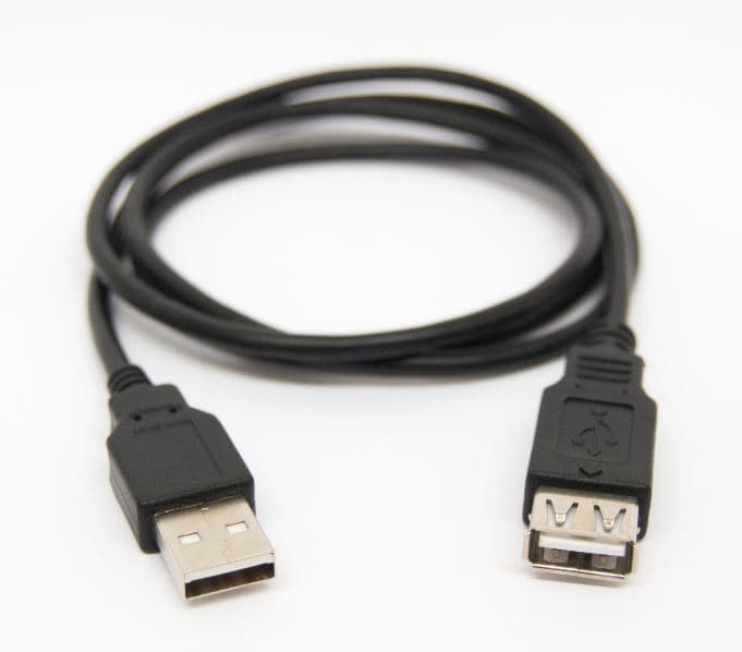 Cabo USB Tech Fuzzion TFZUSB0022 | 2m, Preto, USB 2.0
