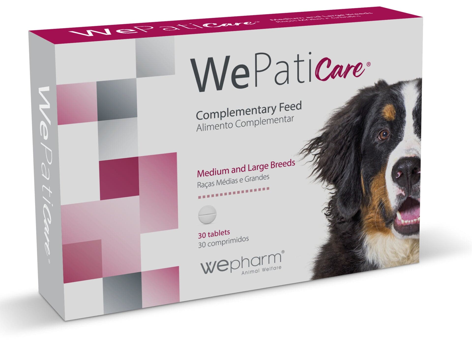 Wepharm WePatiCare Saúde Hepática Raças Grandes e Médias 30 Comprimidos