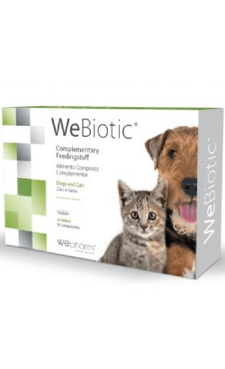 Wepharm WeBiotic Reforço Intestinal Cão & Gato 30 Comprimidos