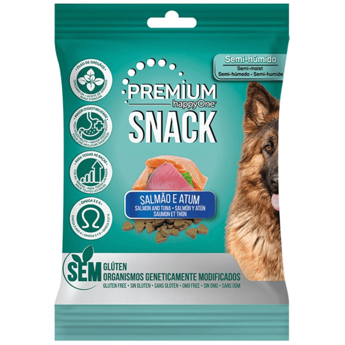 HappyOne Premium Snack Salmão e Atum 100g