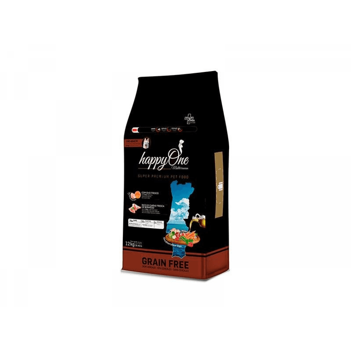 HappyOne Mediterraneum Adult Lamb Dog 12Kg