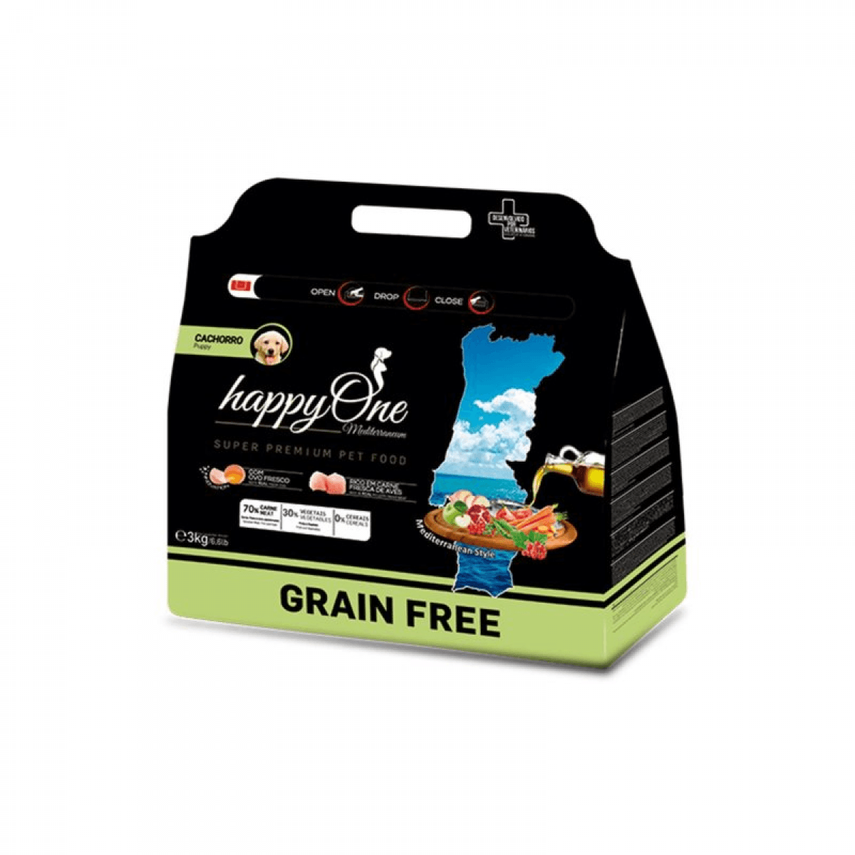 HappyOne Mediterraneum Puppy 3Kg