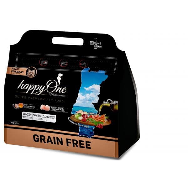 HappyOne Mediterraneum Small Breeds Dog 3Kg