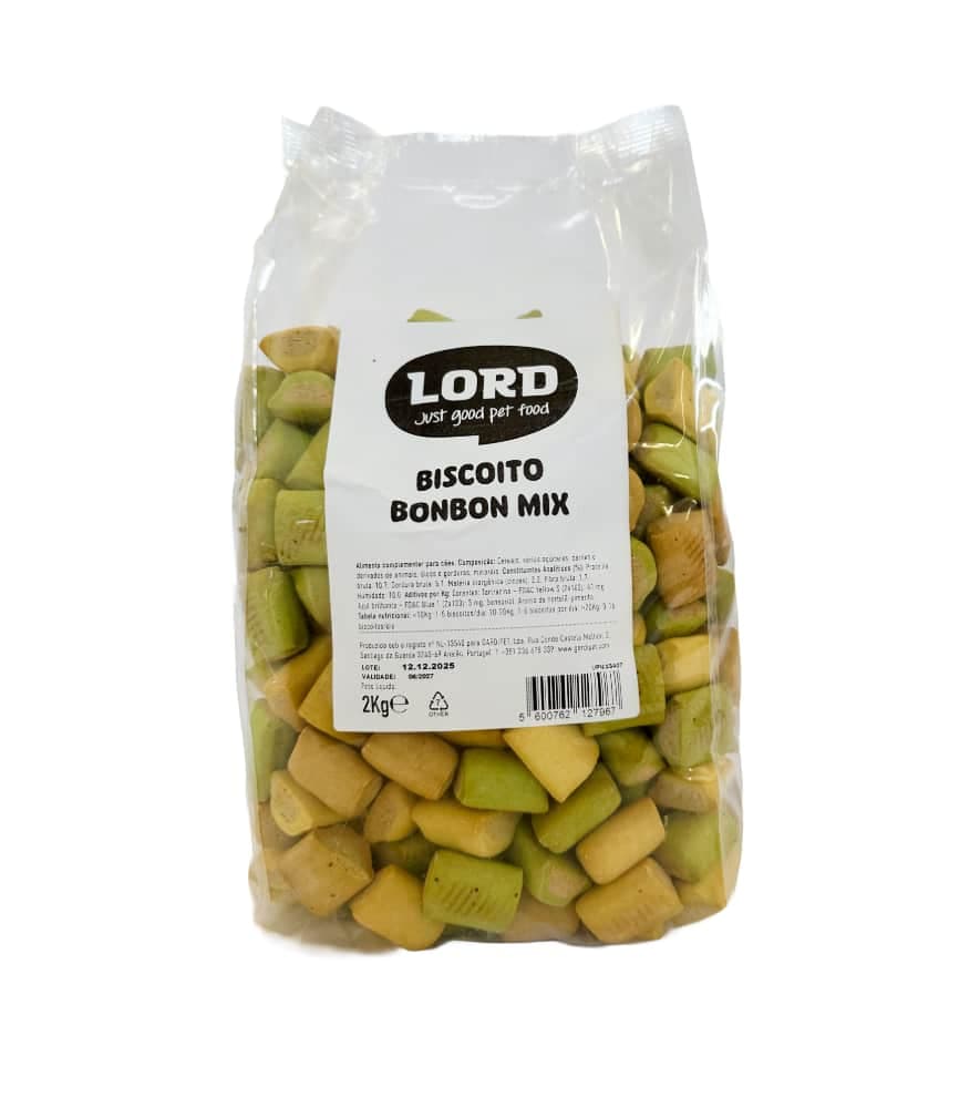 Lord Biscoito Bonbon Mix 2Kg Snack para Cão - Campet