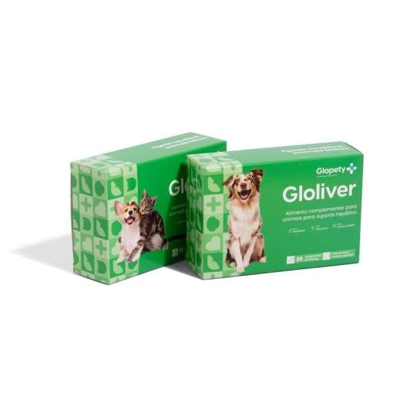 Campifarma Gloliver 1500mg Cães Raças Médias e Grandes 30 comprimidos