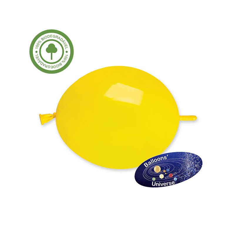 Balão LINK de 15cm Amarelo