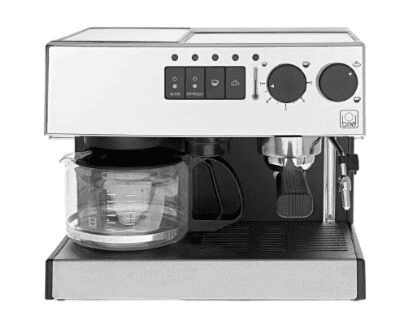 Máquina de Café Briel ED132 | 1800W, 20 Bares, Cromado