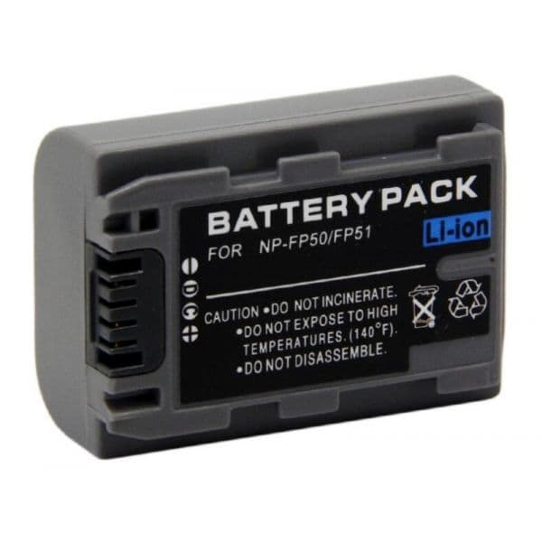 Bateria Compatível Sony NP-FP50 / NP-FP51 850mAh - MS004730