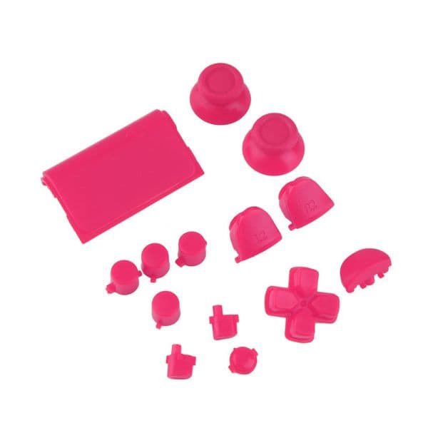 Multi4you Botões de Substituição Personalizados para PS4 Rosa