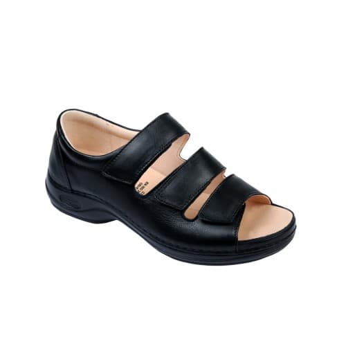 Sandalia Comfy c/velcro (PRETO, 38)