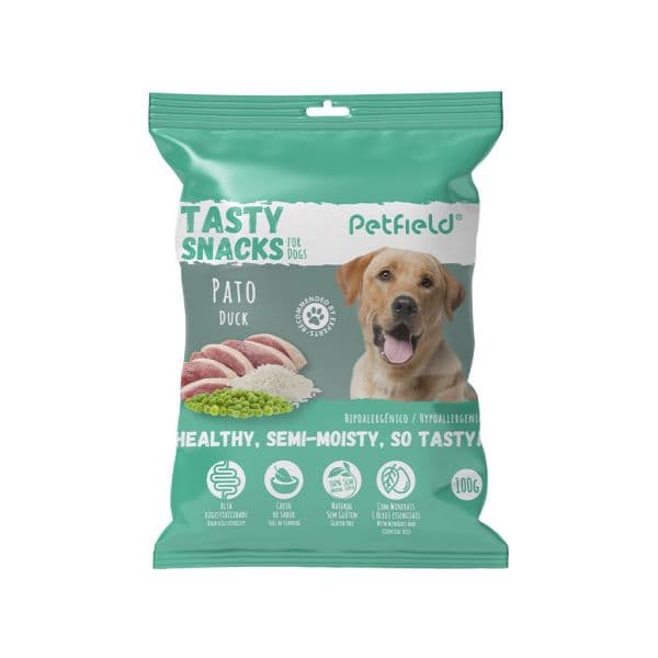Petfield Snacks de Pato Cães 100g