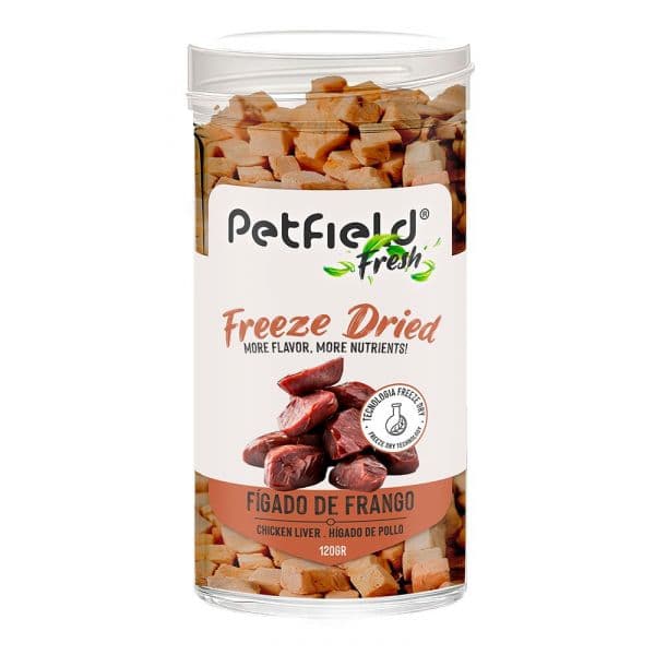 Petfield Fresh Freeze Dried Fígado de Frango 120gr