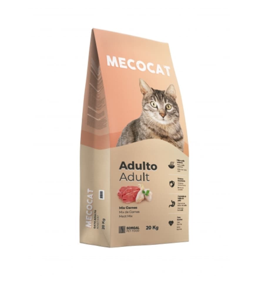 MecoCat 20Kg Ração Seca para Gato - Campet