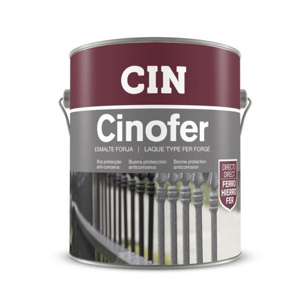 CIN Esmalte Cinofer Forja Preto Y764 0.75L
