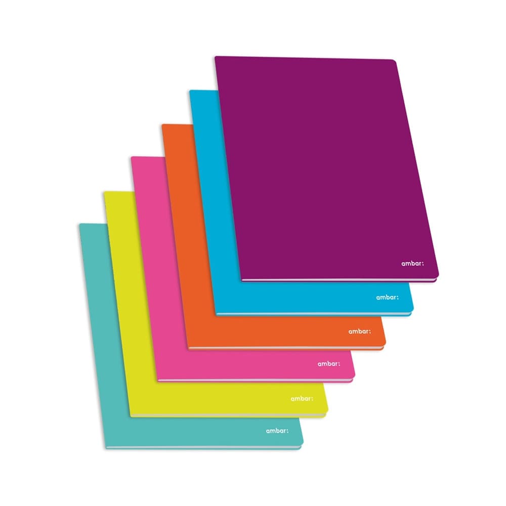 Ambar Caderno Agrafado School A4 Quadriculado 60Fls Sortido 1 Un.