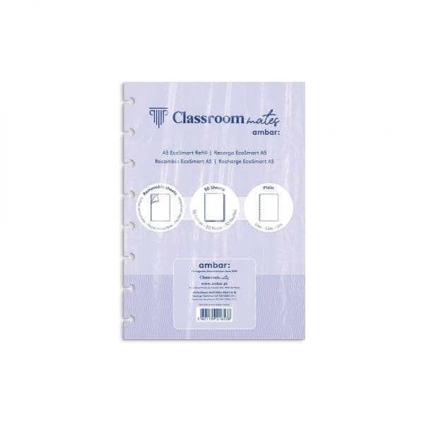 Ambar Recarga para Caderno Inteligente EcoSmart A5 100Fl Liso 1 un.