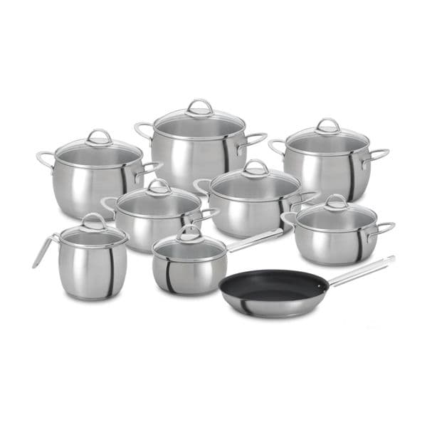 Silampos Trem de Cozinha Oceanus Satin Glass Id 9 Peças