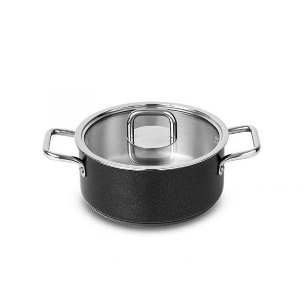 Silampos Caçarola com Asas 16 Comfort Glass Black