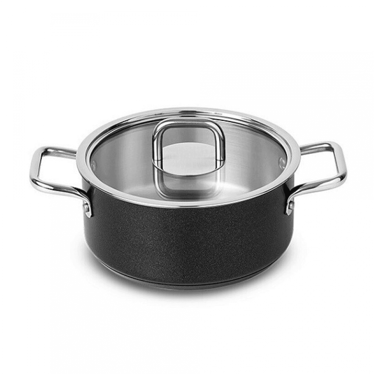 Silampos Caçarola com Asas 16 Comfort Glass Black