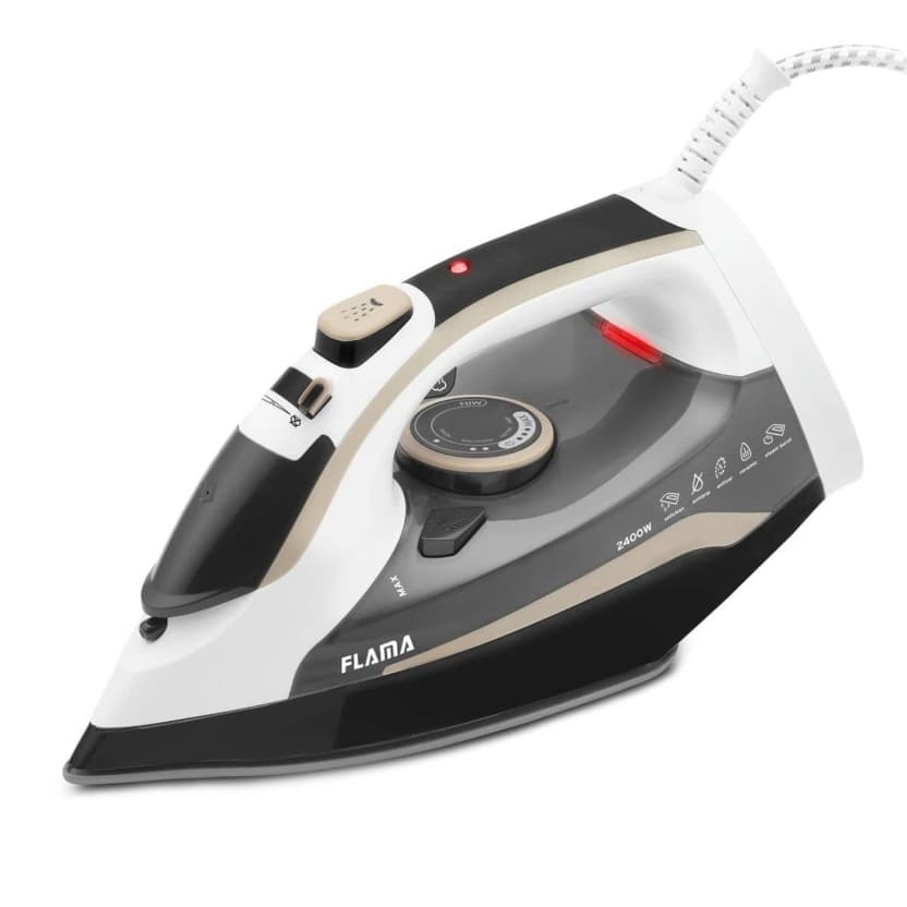 Ferro a Vapor FLAMA ULTRA GLIDE 2400W | 2400W, Vapor vertical, Base cerâmica