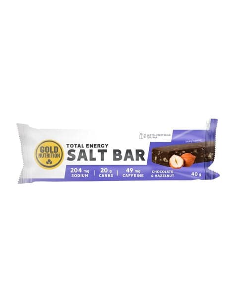 Total Energy Salt Bar Chocolate e Avelã - 40g - Gold Nutrition